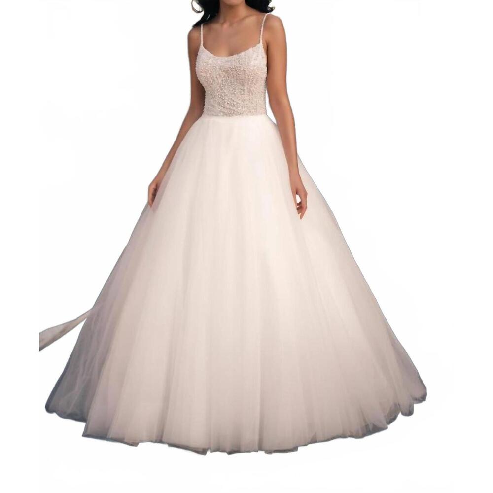 NEW ALLURE COUTURE sequined bridal dress in ivory